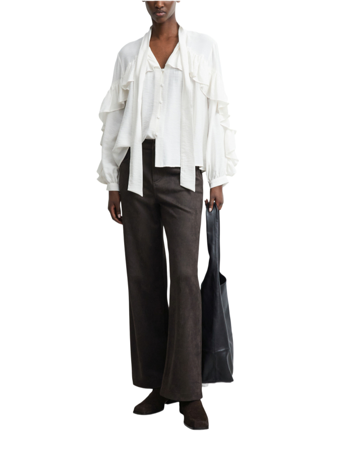 Comma Bluse mit Rüschendetails bei Robert Ley