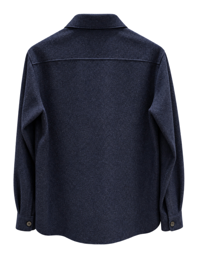 Harris Wharf London Overshirt aus Flanell-Kaschmir bei Robert Ley