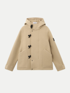 Stone Island Kurzer Parka aus Woll-Kaschmir-Mix v0094biscuit bei Robert Ley