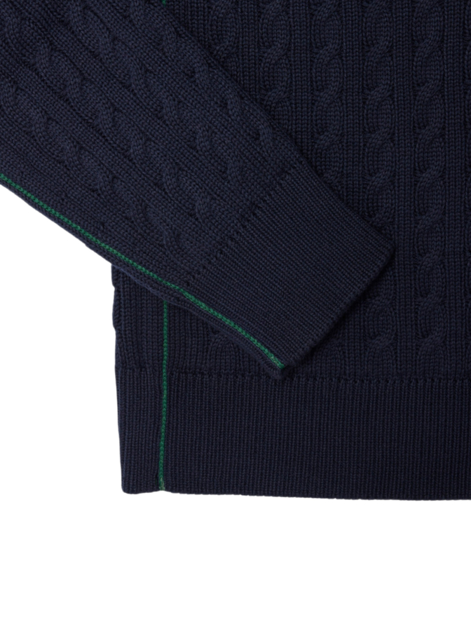 Lacoste Pullover mit Zopfmuster bei Robert Ley