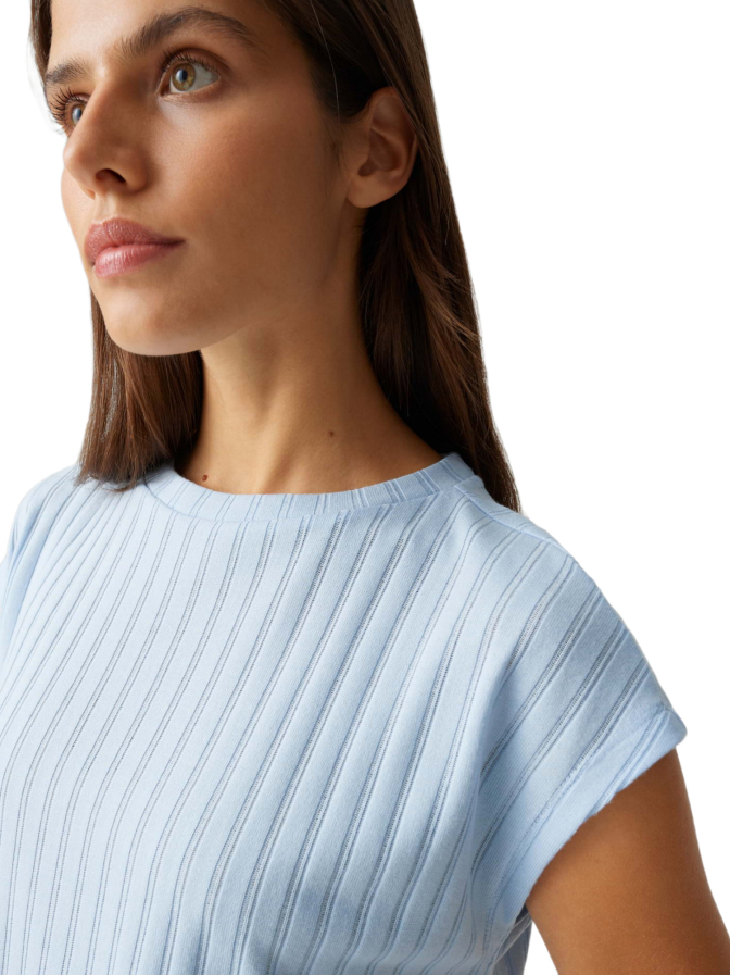 Opus Jerseyshirt Sapino mit Rippenstruktur bei Robert Ley