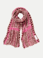 Purschoen Kaschmirschal 6874-savanne multi bordo bei Robert Ley