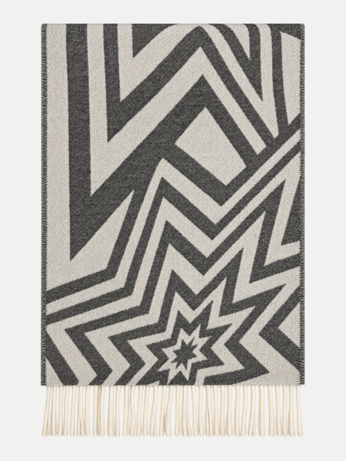 Dante Schal mit geometrischem Muster bei Robert Ley