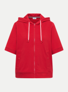 Cecil Kurzarm Hoodie- Jacke 16759-glazed apple red bei Robert Ley