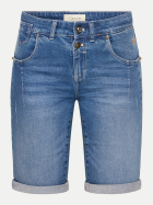 Cartoon Slim-Fit Jeansshorts 8619-Middle Blue Denim bei Robert Ley