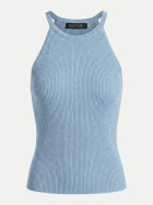 ESTELOU Ärmelloses Ribtop light blue bei Robert Ley