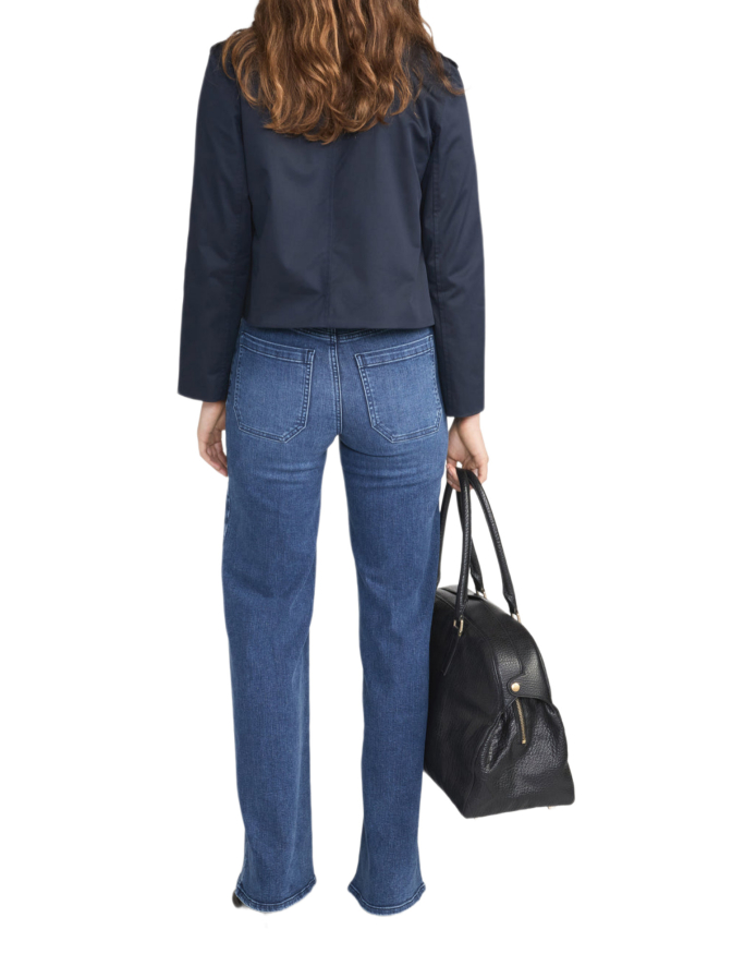 Frame Palazzo-Hose aus Super-Stretch-Denim bei Robert Ley