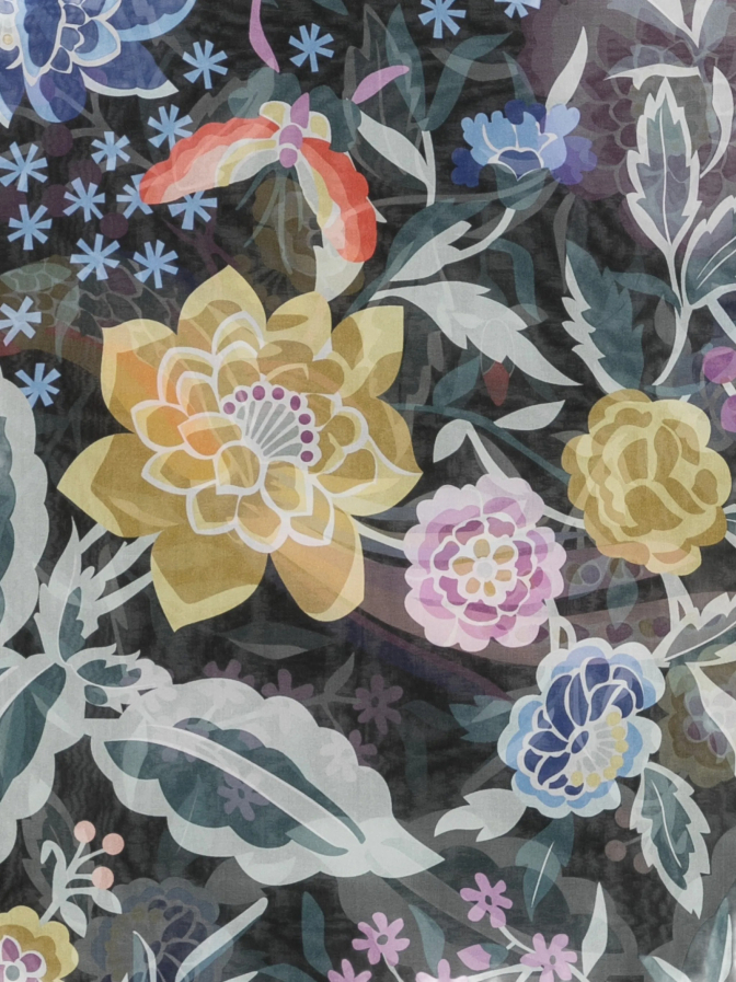 MISSONI Seidenschal mit Blumen-Print bei Robert Ley