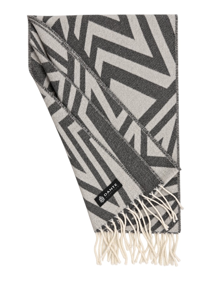 Dante Schal mit geometrischem Muster bei Robert Ley