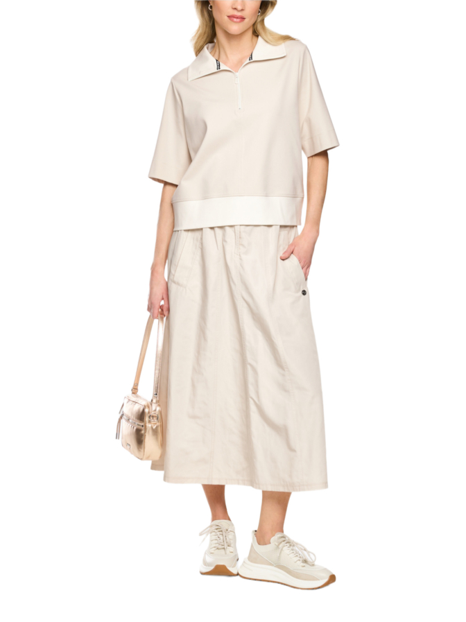 Marc Cain Oversize-Polo mit Troyerkragen bei Robert Ley