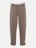 Fynch-Hatton Barrel-Hose in Wolloptik 896-ESPRESSO bei Robert Ley