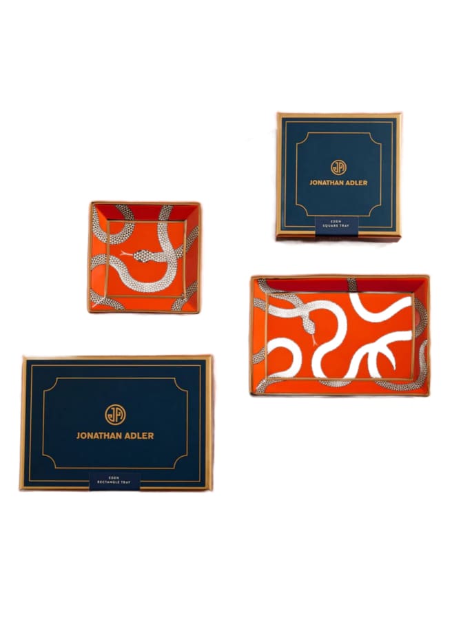Jonathan Adler Eckiger Teller EDEN 11,4 x 11,4 x 2,5 cm bei Robert Ley