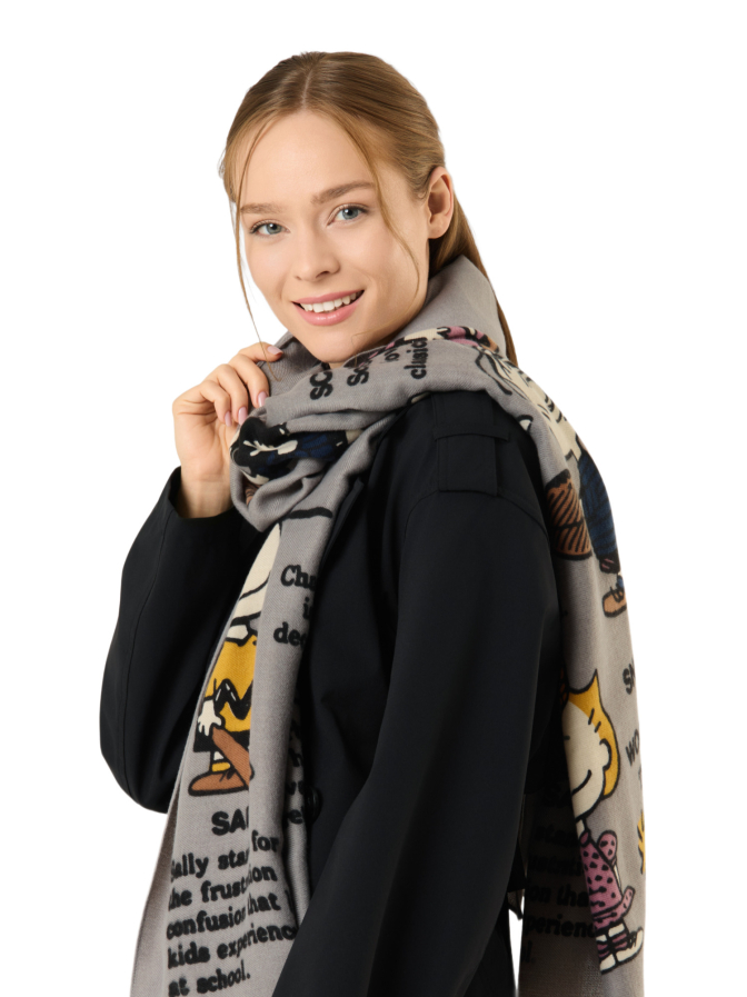 Codello Peanuts Schal mit Allover-Print bei Robert Ley