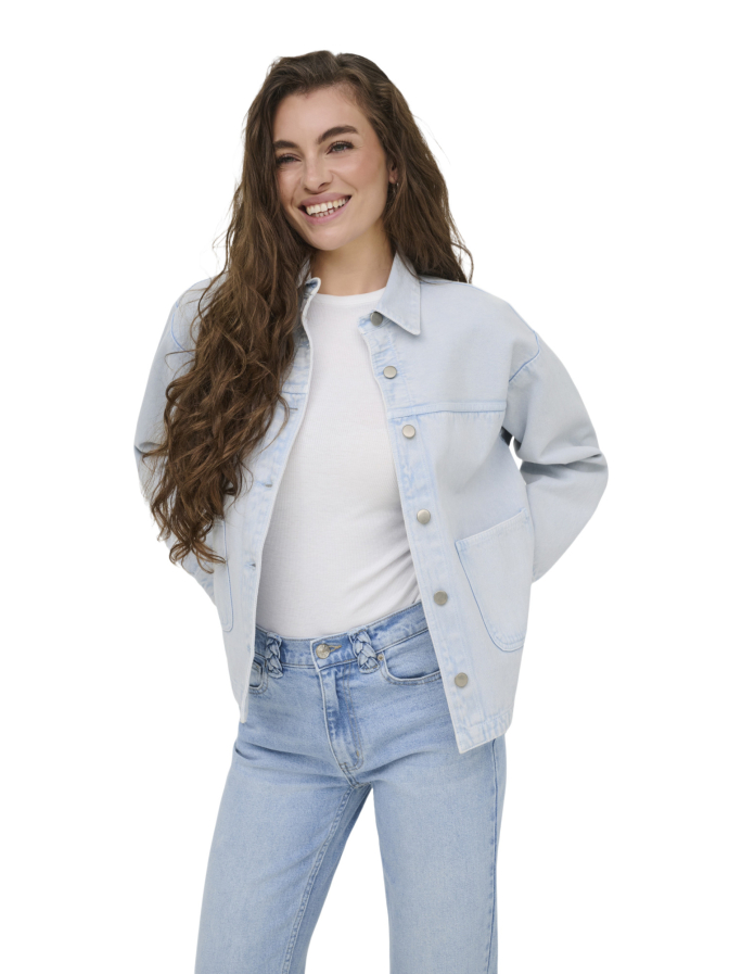 JDY Hemdjacke mit Kentkragen bei Robert Ley