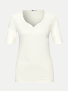 Street One Basic T-Shirt Ada 10108-off white bei Robert Ley
