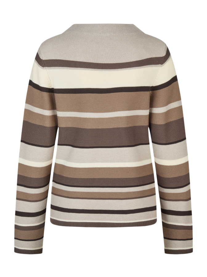 Rabe Moden Strickpullover im Streifen-Look bei Robert Ley