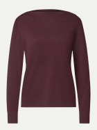 Street One Basic Feinstrickpullover 17820-rustic rouge bei Robert Ley