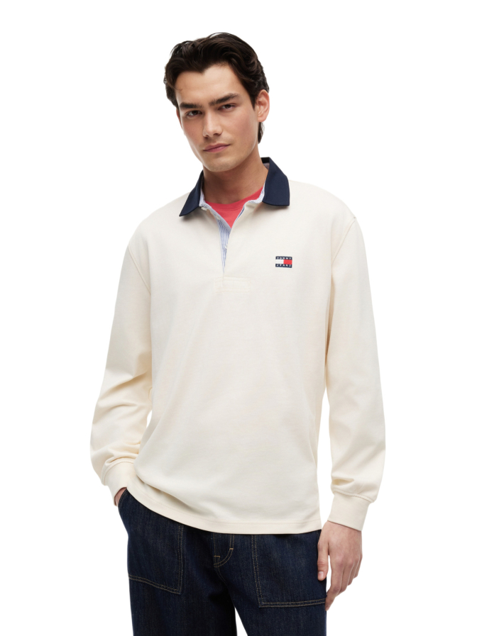 Tommy Jeans Regular-Fit Rugby Shirt bei Robert Ley