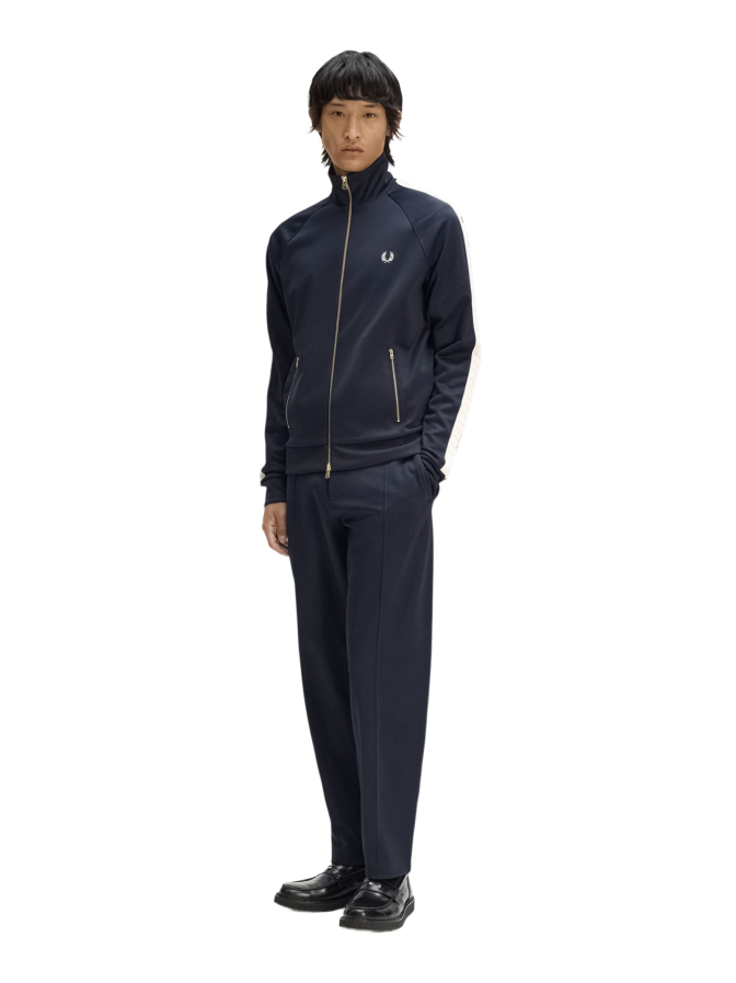 Fred Perry Sweatjacke mit Zopfmusterstreifen bei Robert Ley