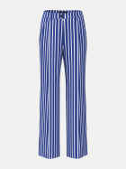 Marc Cain Hose WASCO mit Streifenmuster 757-iolite bei Robert Ley