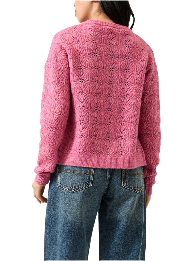 Q/S designed by Strickjacke mit Ajour-Muster bei Robert Ley
