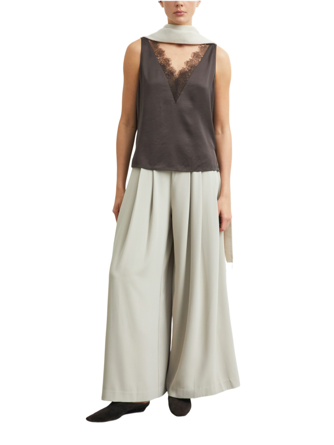 Comma Wide-Leg Bundfaltenhose bei Robert Ley