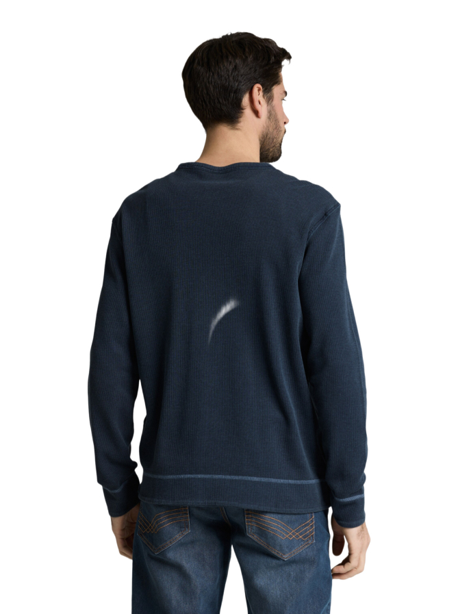 Tom Tailor Casual Langarmshirt mit Waffelstruktur bei Robert Ley