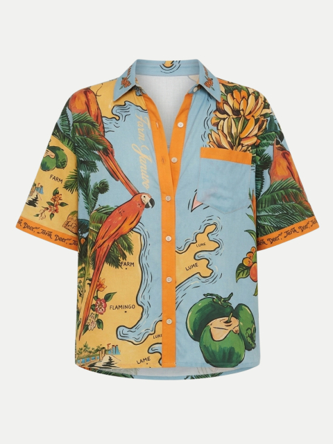 Farm Rio Bluse mit mehrfarbigem Print bei Robert Ley