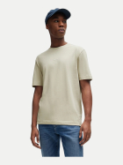 BOSS Orange T-Shirt mit Logoprint 271-Light Beige bei Robert Ley