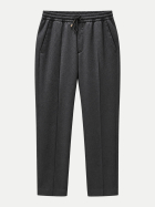 Briglia 1949 Tapered-Fit Wollhose mit Kordelzug 90-anthra bei Robert Ley