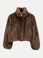Giovanni Paris Kunstpelzjacke CHELSIE marron bei Robert Ley