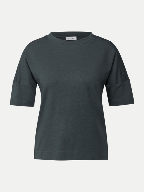 CECIL T-Shirt mit Knopfdetail bei Robert Ley