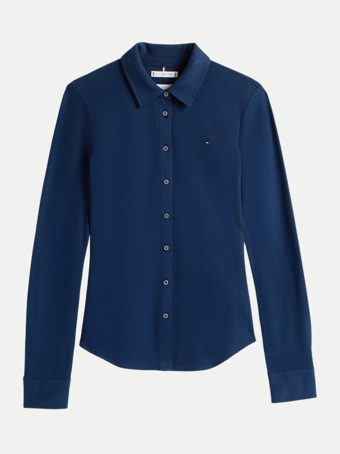 Tommy Hilfiger Slim-Fit Hemd mit Logo bei Robert Ley