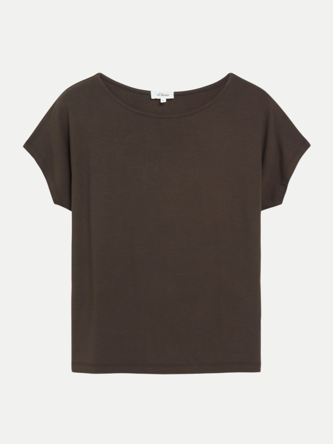 s.Oliver RED LABEL T-Shirt mit überschnittenen Schultern bei Robert Ley