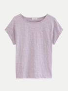 Marc O'Polo T-Shirt mit U-Boot-Ausschnitt 6644-Dusty Lavender bei Robert Ley