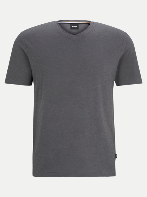 BOSS Black Basic T-Shirt mit V-Ausschnitt bei Robert Ley