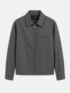 Dondup Overshirt aus Stretch Flanell 714mud bei Robert Ley