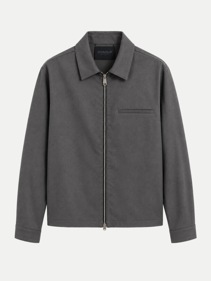 Dondup Overshirt aus Stretch Flanell bei Robert Ley