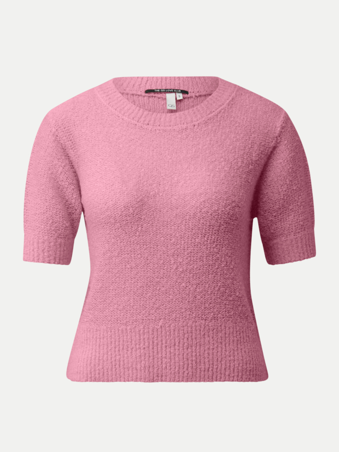 Q/S designed by Kurzarm-Pullover in Bouclé-Optik bei Robert Ley