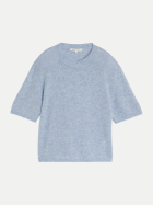Tom Tailor Denim Strickshirt mit Alpaka-Anteil 40766-foggy sky blue melange bei Robert Ley