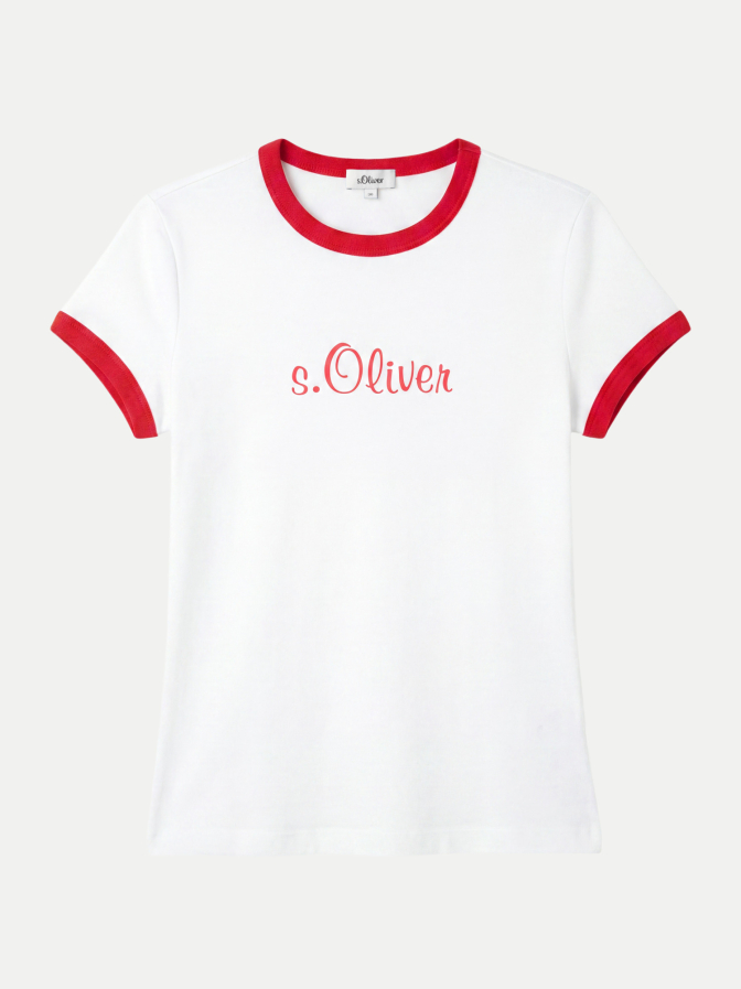 s.Oliver RED LABEL s.Oliver x Heidi Klum: T-Shirt mit Logo bei Robert Ley