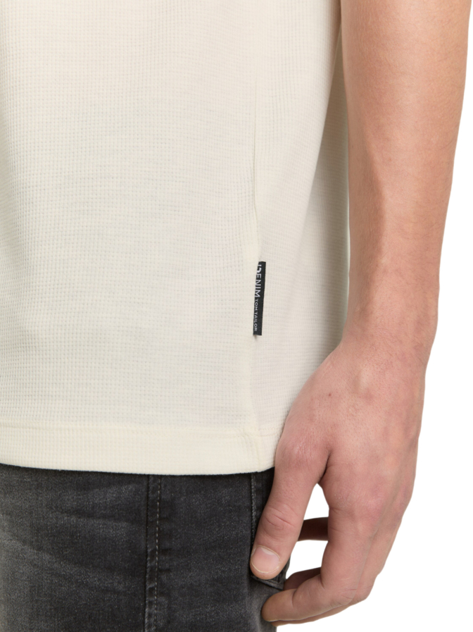 Tom Tailor Denim T-Shirt in Waffel-Optik bei Robert Ley