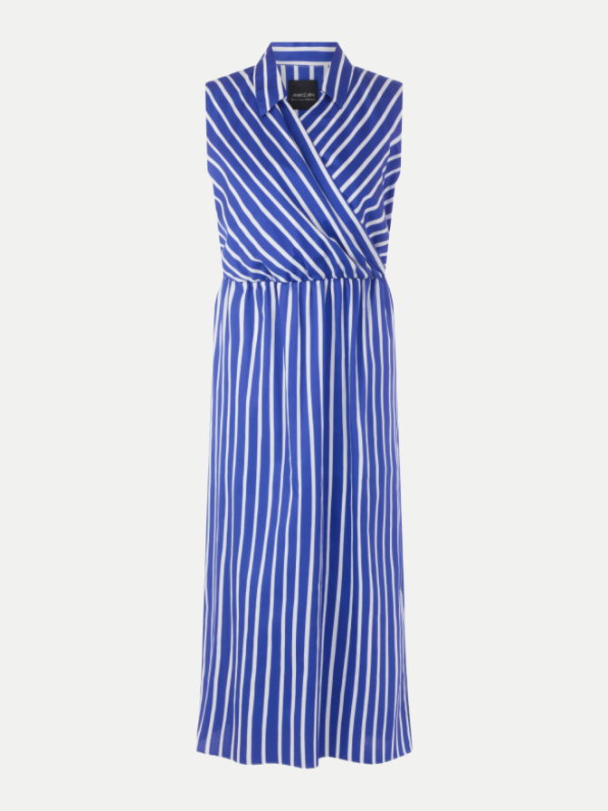 Marc Cain Gestreiftes Baumwoll-Kleid bei Robert Ley