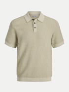 JACK & JONES Polohemd 177610007-Whitecap Gray/Twist bei Robert Ley