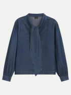 BOSS Orange Jeansbluse C_Betilla 420-Medium Blue bei Robert Ley