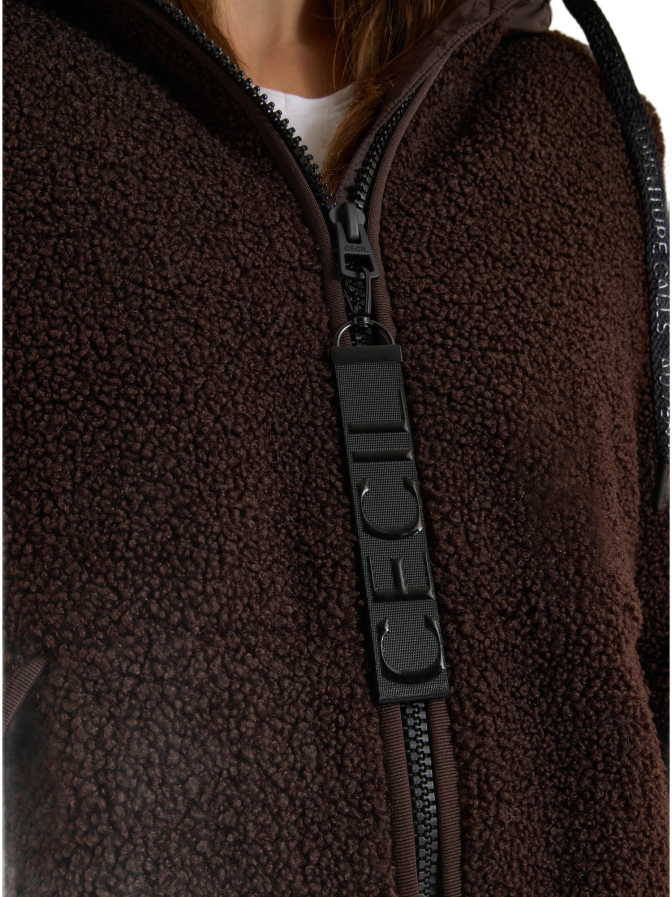 Cecil Teddy-Mantel mit Kapuze bei Robert Ley