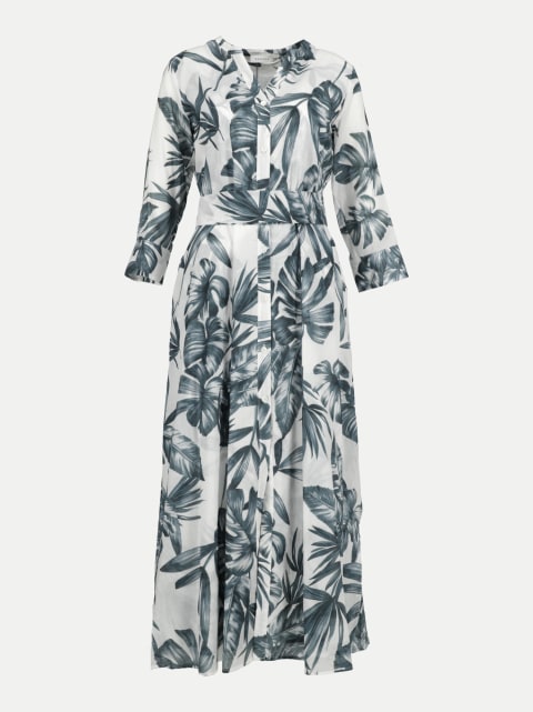 ROSSO35 Maxi-Kleid im Floralmuster bei Robert Ley