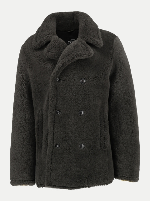 HiSO Pelzmantel Leon Khaki bei Robert Ley