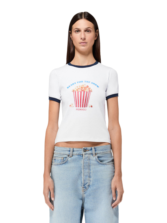 Fiorucci T-Shirt Popcorn Print Baby bei Robert Ley