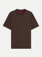 HUGO T-Shirt mit Logoprint 903-Brown Overflow bei Robert Ley